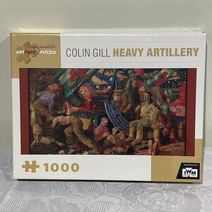 Pomegranate Colin Gill Heavy Artillery Puzzle Sealed box 1000 Piece